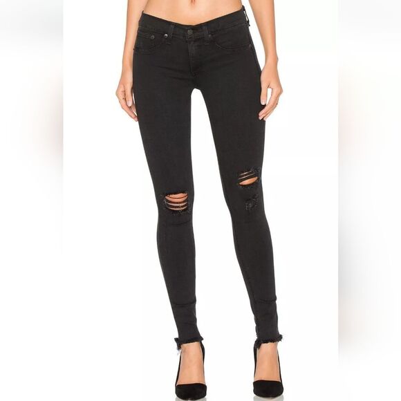 Rag & Bone Black Jean Leggings - Picture 4 of 15